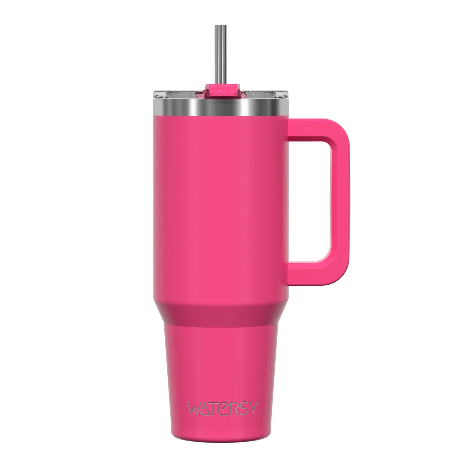 40Oz/1200Ml Tumbler with Handle and Straw Lid Large Capacity Stainless Steel Thermal Cup Keep Coffee Beer Cold Vacuum