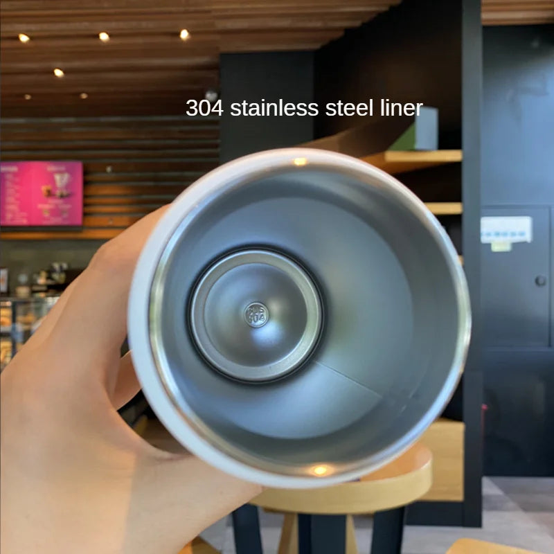 530ML  Thermal Water Bottle Stainless Steel Coffee Thermal Mug Vacuum Flask Insulated Sport Travel Thermos Cup Kettle