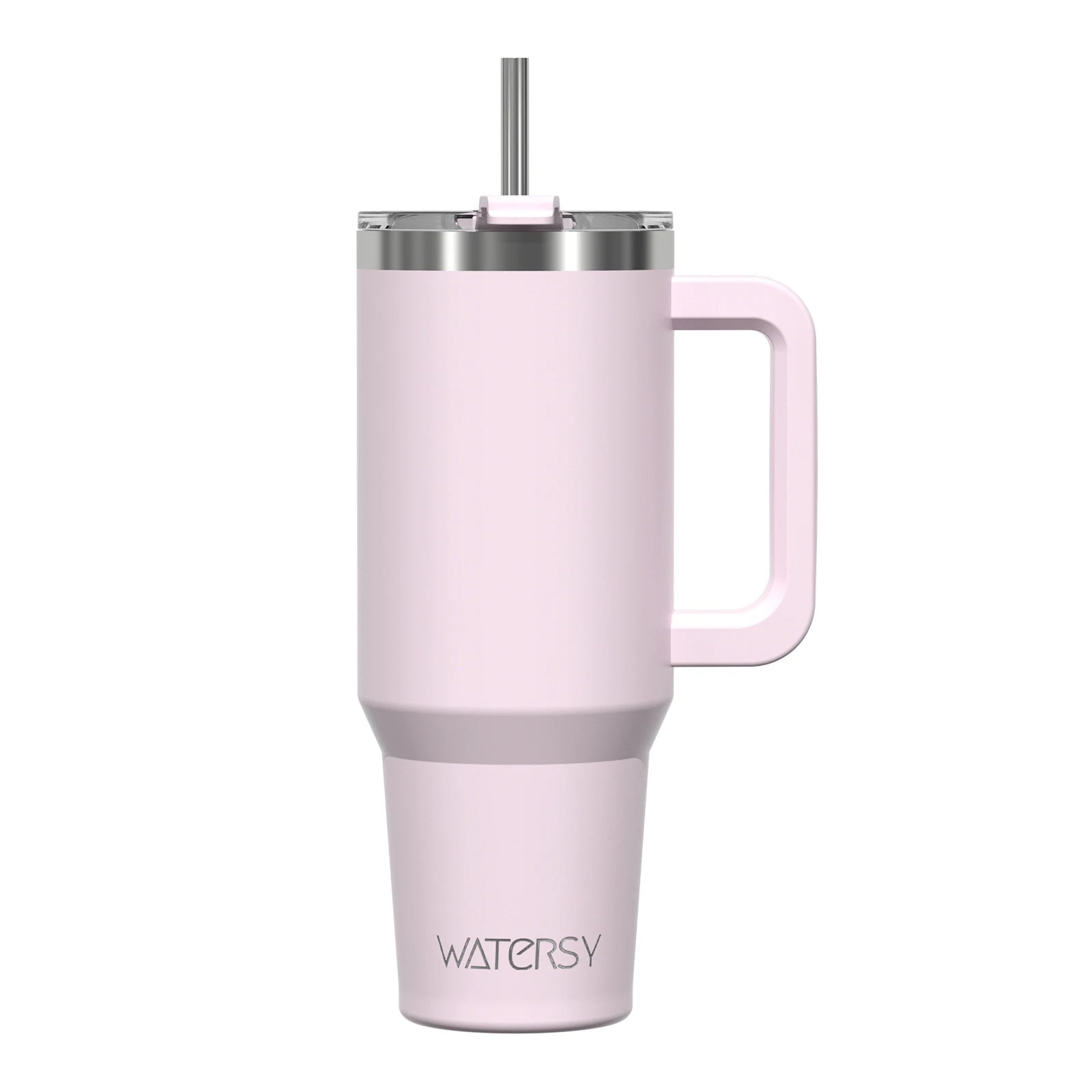 40Oz/1200Ml Tumbler with Handle and Straw Lid Large Capacity Stainless Steel Thermal Cup Keep Coffee Beer Cold Vacuum