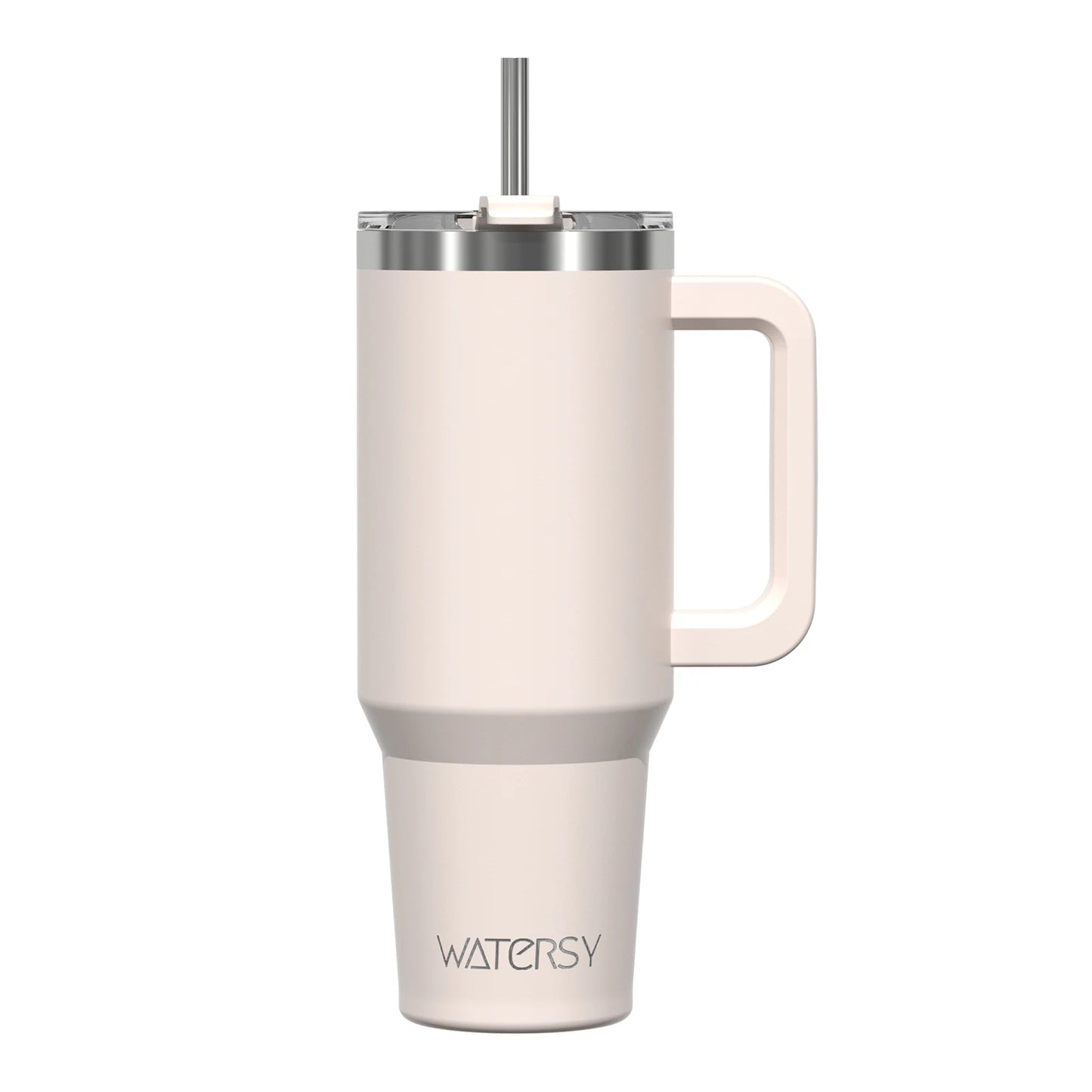 40Oz/1200Ml Tumbler with Handle and Straw Lid Large Capacity Stainless Steel Thermal Cup Keep Coffee Beer Cold Vacuum