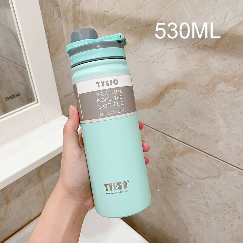 530ML  Thermal Water Bottle Stainless Steel Coffee Thermal Mug Vacuum Flask Insulated Sport Travel Thermos Cup Kettle
