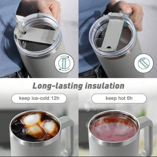Tasse en verre en acier inoxydable 1200ML