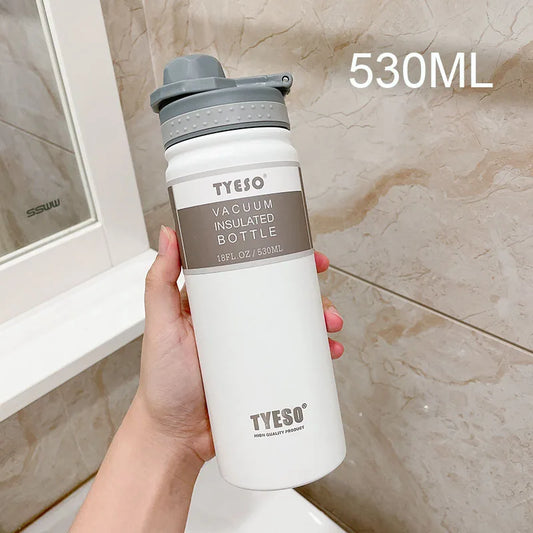 530ML  Thermal Water Bottle Stainless Steel Coffee Thermal Mug Vacuum Flask Insulated Sport Travel Thermos Cup Kettle