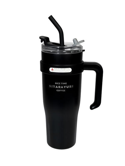 3-Pack Insulated Stainless Steel Water Bottles - Two 40 Oz Tumblers & One Cooler with Lids & Straws - Non-Bpa Free & Portable Travel Set